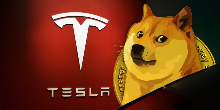 Dogecoin fluturon falë një kodi të fshehur të Tesla-s