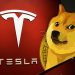 Dogecoin fluturon falë një kodi të fshehur të Tesla-s