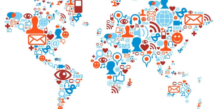 Harta e mediave sociale në vitin 2022, bota e ndarë në 3 blloqe