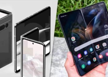 Samsung Galaxy Z Fold 5 dhe Google Pixel Fold: imazhe