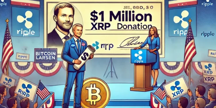 Chris Larsen i Ripple dhuron 1,000,000 dollarë në XRP për Kamala Harris