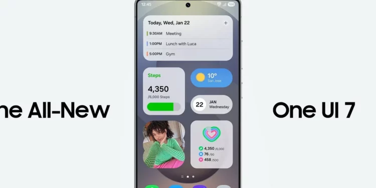 Samsung One UI 7 i disponueshëm nga 7 prilli