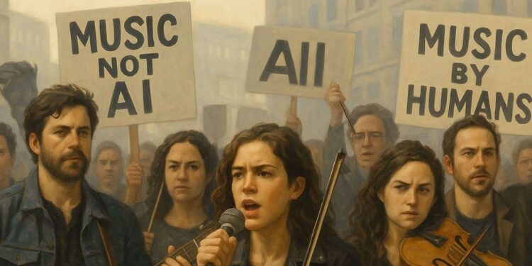 Elton John dhe Dua Lipa udhëheqin protestën kundër inteligjencës artificiale