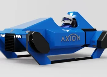 Axion është makina e parë fluturuese e garave në botë dhe funksionon me motor nafte