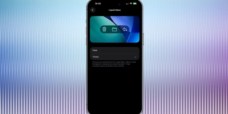 iOS 26.1 sjell opsionin për të zvogëluar transparencën “Liquid Glass” në iPhone