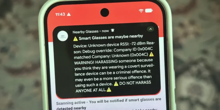 “Nearby Glasses”, funksioni që paralajmëron kur dikush pranë teje mban syze inteligjente
