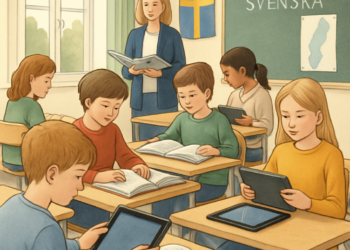 Rikthimi te librat: Shkollat suedeze largojnë ekranet për fokus më të madh