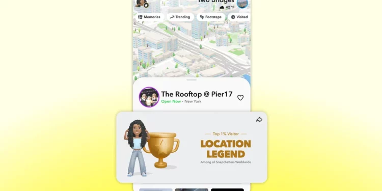 “Place Loyalty” në Snapchat, tregon vendet më të vizituara nga përdoruesit