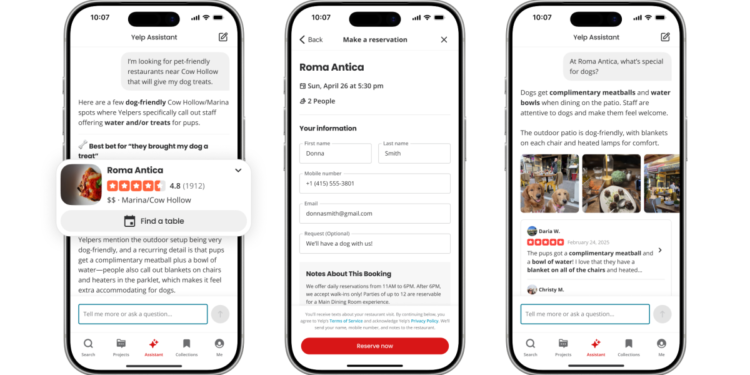 Yelp kalon në model “kërko dhe vepro”, me AI që bën edhe rezervimet