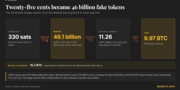 Me vetëm 25 cent, hakeri krijoi 46 miliardë tokenë të rremë Bitcoin